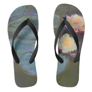 Monet Seerosen Teich Seerosen Gemälde Badesandalen
