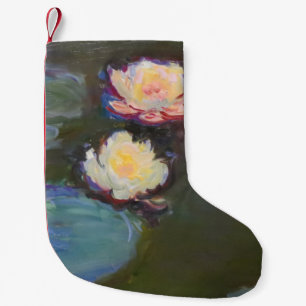 Monet Seerosen Teich Seerosen Malerei Kleiner Weihnachtsstrumpf