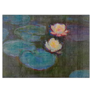 Monet Seerosen Teich Seerosen Malerei Schneidebrett