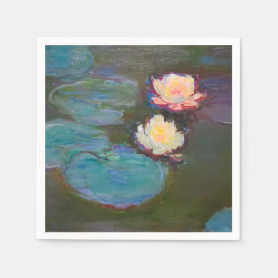 Monet Seerosen Teich Seerosen Malerei Serviette