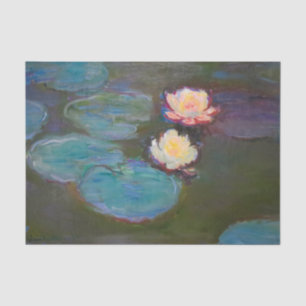 Monet Seerosen Teich Wasserlilien Malerei Seidenpapier