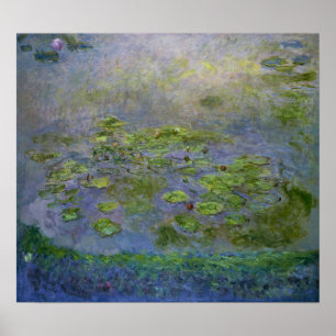 Monet - Seerosen (Wasserlilien) Poster