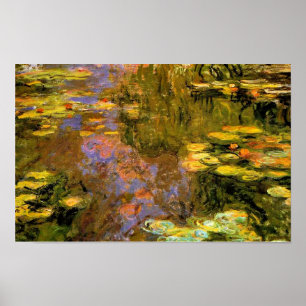Monet - Seerosenteich, 1919, Poster