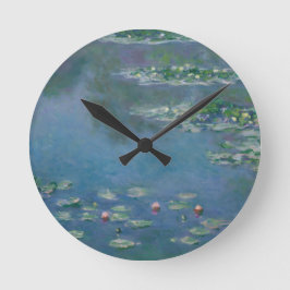 Monet Seerosenteich Runde Wanduhr