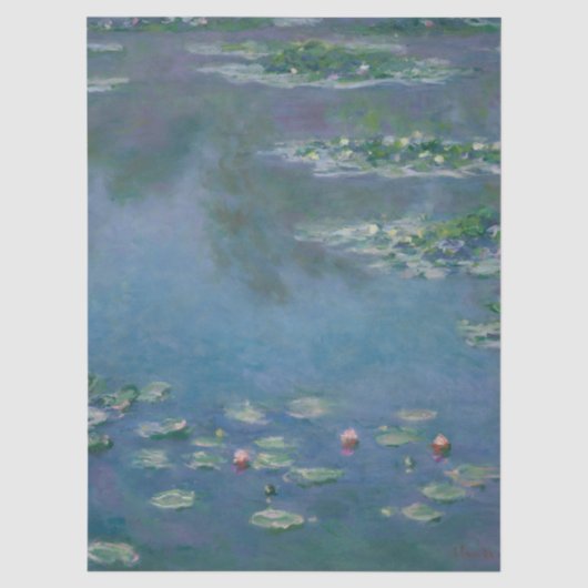 Monet Seerosenteich Seidenpapier (Vorderseite)