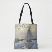 Monet-Segelboot Französischer Impressionismus Klas Tasche (Vorderseite)