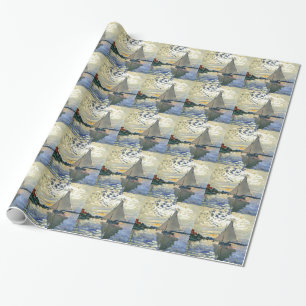 Monet - Segelboot in Le Petit-Gennevilliers Geschenkpapier