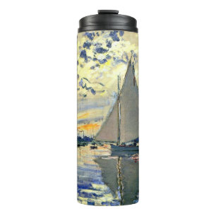 Monet - Segelboot in Le Petit-Gennevilliers Thermosbecher
