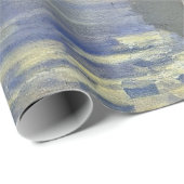 Monet-Segelschiff Französischer Impressionismus Kl Geschenkpapier (Rolleneckpunkt)