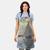 Monet-Segelschiff Französischer Impressionismus Kl Schürze (Getragen)