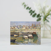 Monet - Seine in Asnieres Postkarte (Stehend Vorderseite)