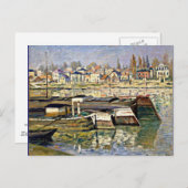 Monet - Seine in Asnieres Postkarte (Vorne/Hinten)