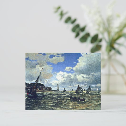 Monet - Seine-Mündung in Honfleur Postkarte (Stehend Vorderseite)