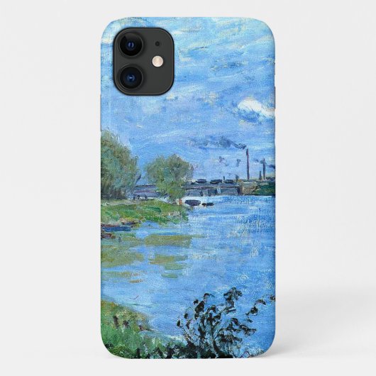 Monet - Seine-Ufer im Grand Jaffe Case-Mate iPhone Hülle (Rückseite)
