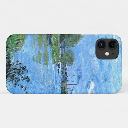 Monet - Seine-Ufer im Grand Jaffe Case-Mate iPhone Hülle (Rückseite (Horizontal))