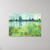 Monet - Seine-Ufer in Vetheuil Leinwanddruck (Vorderseite)