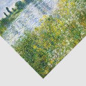 Monet - Seine-Ufer in Vetheuil Seidenpapier (Ausschnitt)