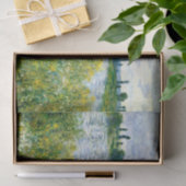 Monet - Seine-Ufer in Vetheuil Seidenpapier (Geschenk)