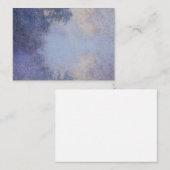 Monet - Seine-Zweigstelle bei Giverny Mitteilungskarte (Vorne/Hinten)