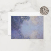 Monet - Seine-Zweigstelle bei Giverny Mitteilungskarte (Vorderseite/Rückseite Beispiel)