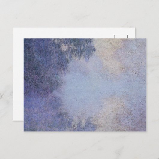 Monet - Seine-Zweigstelle bei Giverny Postkarte (Vorne/Hinten)