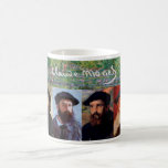 Monet Selbstporträt-Tasse Kaffeetasse<br><div class="desc">Die verschiedenen Gesichter von Claude Monet</div>