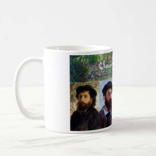 Monet Selbstporträt-Tasse Kaffeetasse (Links)