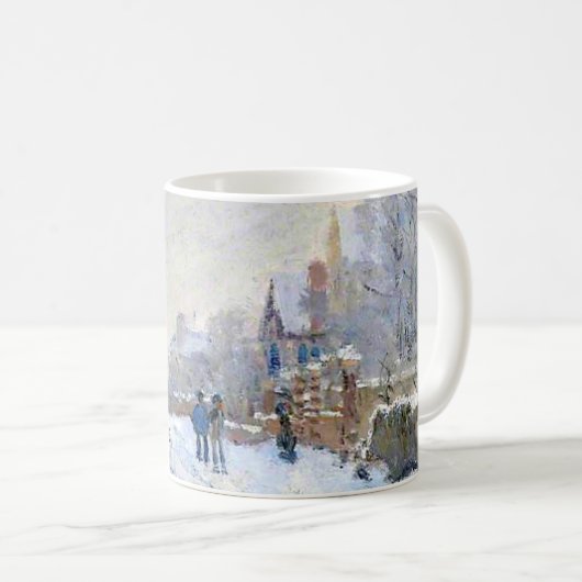 Monet - Snow Scene at Argenteuil Kaffeetasse (VorderseiteRechts)