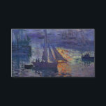 Monet Sonnenaufgang an der Visitenkarte<br><div class="desc">Dieses Stück wird betitelt: Sonnenaufgang in Meer Manchmal auch genannt: Sonnenaufgang (Marine) Schöne bunte Fischerboote im Morgenlicht durch französischen Impressionistmeister. Claude Monet war ein begabter Maler mit einer langen und reichen Karriere. Er war ein Gründervater der französischen Impressionistmalerei. Die Bewegung nimmt seinen Namen von der betitelten Monet Malerei: Eindruck, Sonnenaufgang....</div>