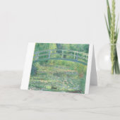 Monet Sonnenaufgang, der stationäres Notecards (Rückseite)