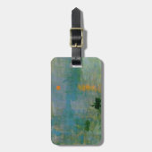 Monet Sonnenaufgang-Gepäckanhänger Gepäckanhänger (Vorderseite vertikal)