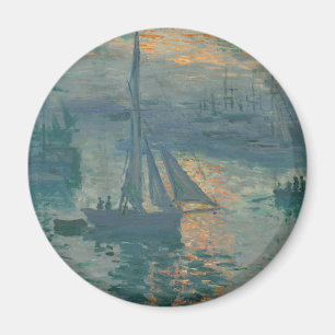 Monet Sonnenaufgang Marine Impressionismus Malerei Magnet
