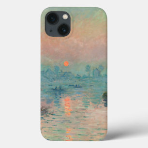 Monet Sonnenuntergang an der Seine Fine Art Impres Case-Mate iPhone Hülle