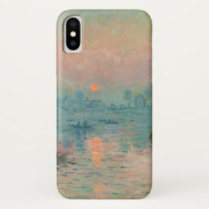 Monet Sonnenuntergang an der Seine Fine Art Impres Case-Mate iPhone Hülle