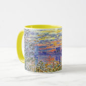 Monet - Sonnenuntergang an der Seine, Tasse (Vorderseite Links)