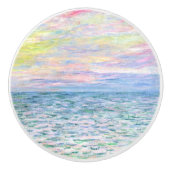Monet - Sonnenuntergang in Pourville, schöne Kunst Keramikknauf (Vorderseite)