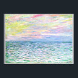 Monet - Sonnenuntergang in Pourville, schöne Kunst Poster<br><div class="desc">Sonnenuntergang in Pourville,  Pastellfarben,  beeindruckendes Gemälde von Claude Monet</div>