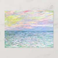 Monet - Sonnenuntergang in Pourville, schöne Kunst