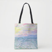 Monet - Sonnenuntergang in Pourville, schöne Kunst Tasche (Vorderseite)