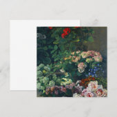 Monet Spring Flowers Einladung (Vorne/Hinten)