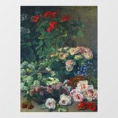 Monet Spring Flowers Fensteraufkleber (Blatt)