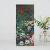 Monet Spring Flowers Karte (Stehend Vorderseite)
