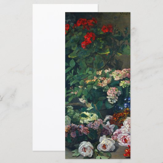Monet Spring Flowers Karte (Vorne/Hinten)