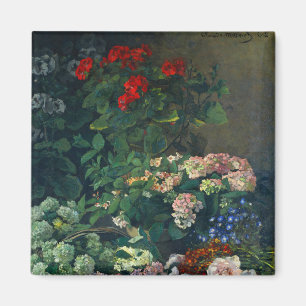 Monet Spring Flowers Magnet