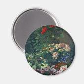 Monet Spring Flowers Magnet (Vorderseite/Rückseite)