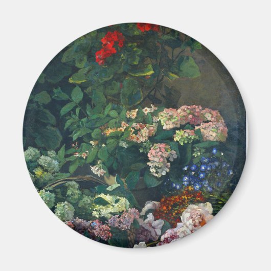 Monet Spring Flowers Magnet (Vorne)