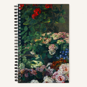 Monet Spring Flowers Notizblock
