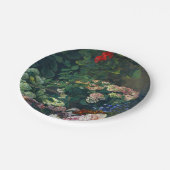 Monet Spring Flowers Pappteller (Schrägansicht)