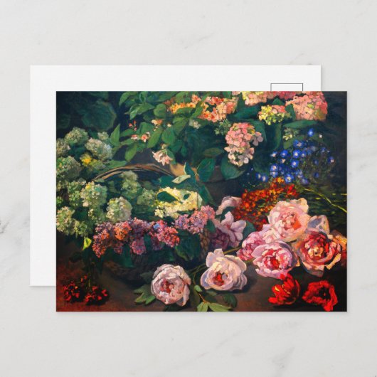 Monet Spring Flowers Postkarte (Vorne/Hinten)