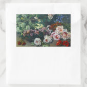 Monet Spring Flowers Rechteckiger Aufkleber (Tasche)